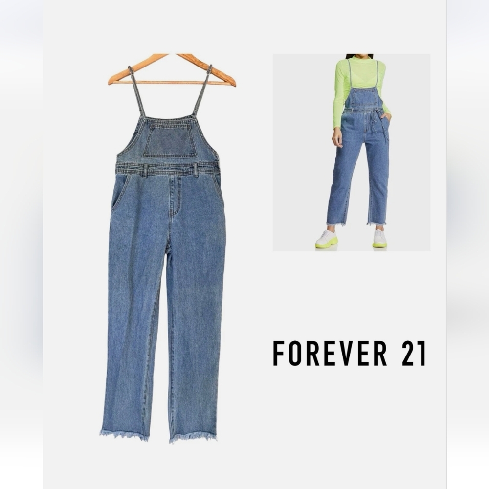 Forever 21 Blue Denim Women’s Overalls